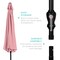 Best Choice Products 10ft Outdoor Steel Market Patio Umbrella w/ Crank, Tilt Push Button, 6 Ribs